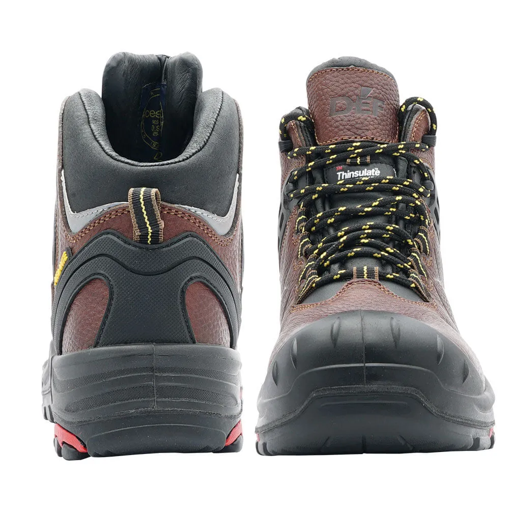 BOTA DE SEGURIDAD MODELO DEFENDER MONTEGO (DF-500) COLOR CAFE - Image 4